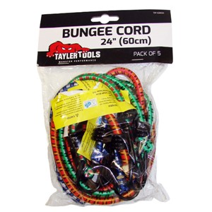 TAYLER 60cm/24" Bungee Cords 5 pack