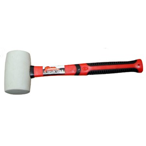 TAYLER 16oz Rubber Mallet White Fibre Hd