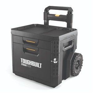 TOUGHBUILT StackTech Rolling 2-Drawer Locking Box