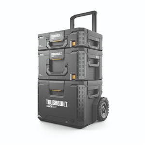 TOUGHBUILT StackTech 3PC Rolling Tool Box Set