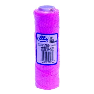 MARSHALLTOWN Braid Nylon Masons Line 250' Pink