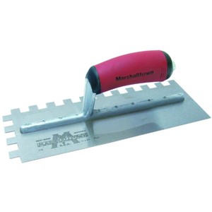 MARSHALLTOWN Notched Trowel 1/2"x1/2" Sqr Dura