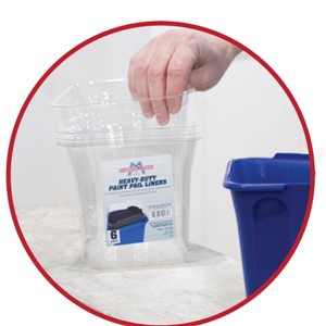 Marshalltown Heavy Duty Paint Pail liners 6pk for