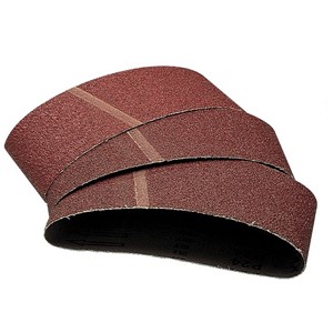 WOLFCRAFT 3 SANDING BELTS 80GRIT  75x510mm