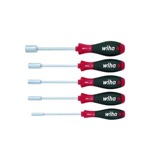 WIHA 341 K5 HEX NUT DRIVER 5PC SET S/F