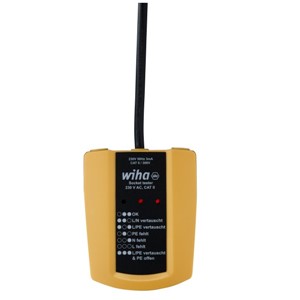 WIHA Socket Tester 230V AC, Cat II